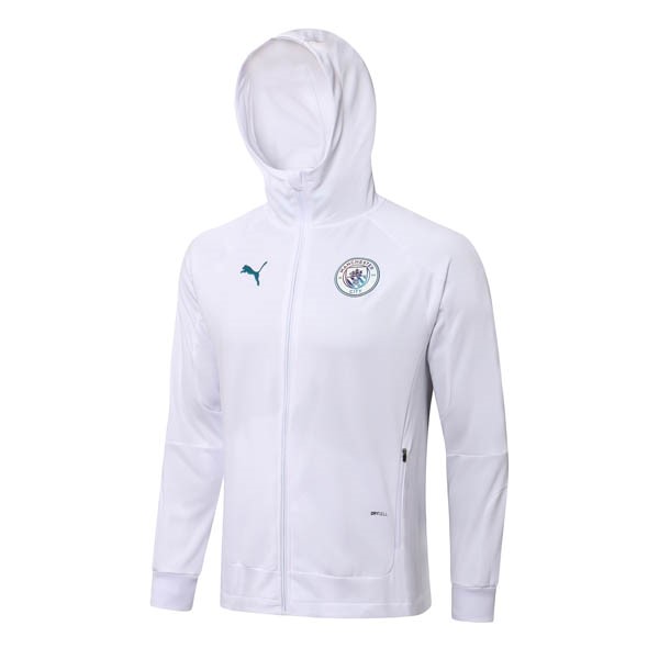 Hoodies Manchester City 2022-23 Weiß